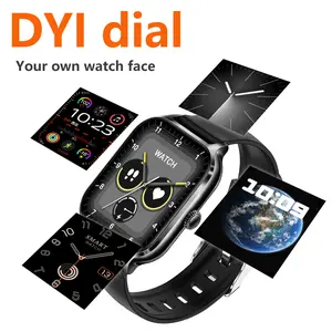 Jam Tangan Pintar 9MAX Gelang Olahraga Pintar, Dynamic Island, Cek Tekanan Darah, Oksigen Darah, Panggilan Bluetooth, Putar Musik, Main Game, Pedometer Layar 2.01 Inci