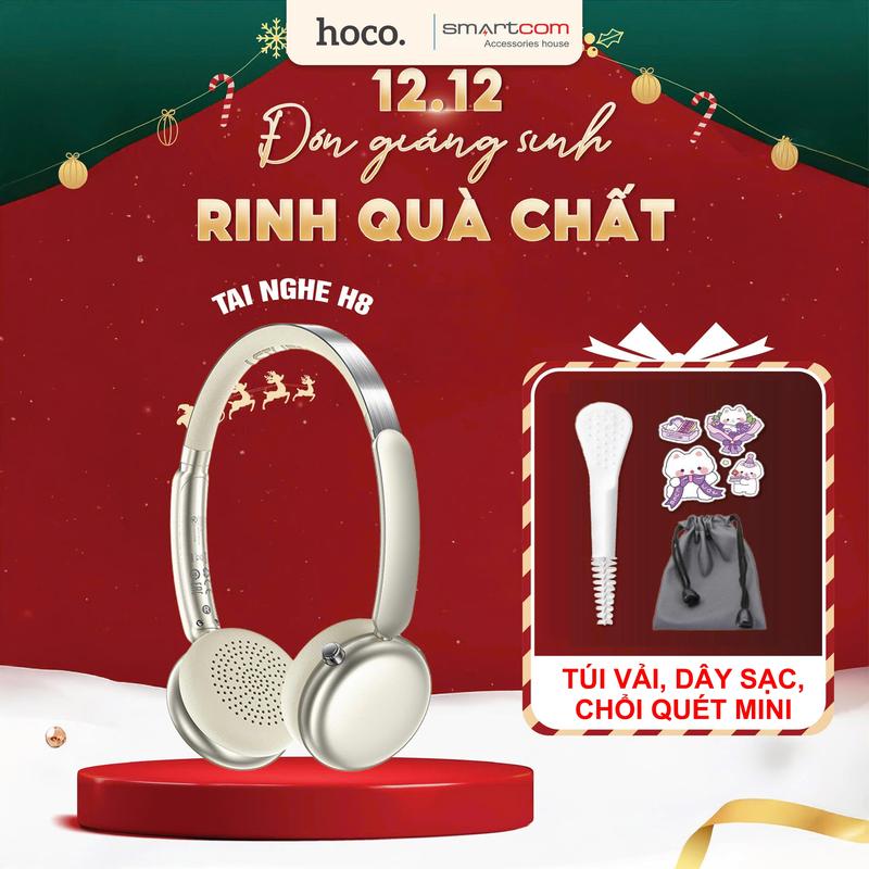   Tặng túi đựng  Tai nghe trùm H8 Acefast - Nghe nhạc chất lượng cao - 3 màu - Headphone trẻ trung dung lượng pin lớn tainghe  chuptai airpods pro Bluetooth chống ồn 