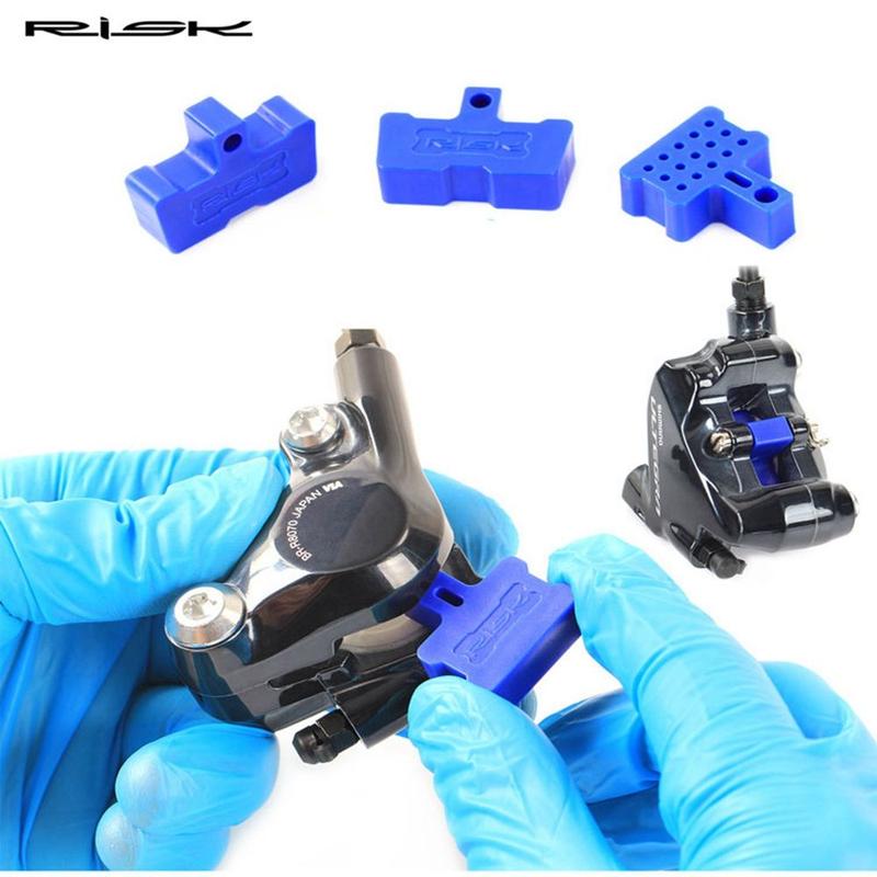 Dụng Cụ Chèn Màu Xanh Dương, Bộ 2 / 3 Cái, Bộ Kích Thước Đĩa Phanh Thủy Lực Xe Đạp, Bộ Đệm Má Phanh, Bộ Đệm Chống Chảy Máu Thủy Bơm 6