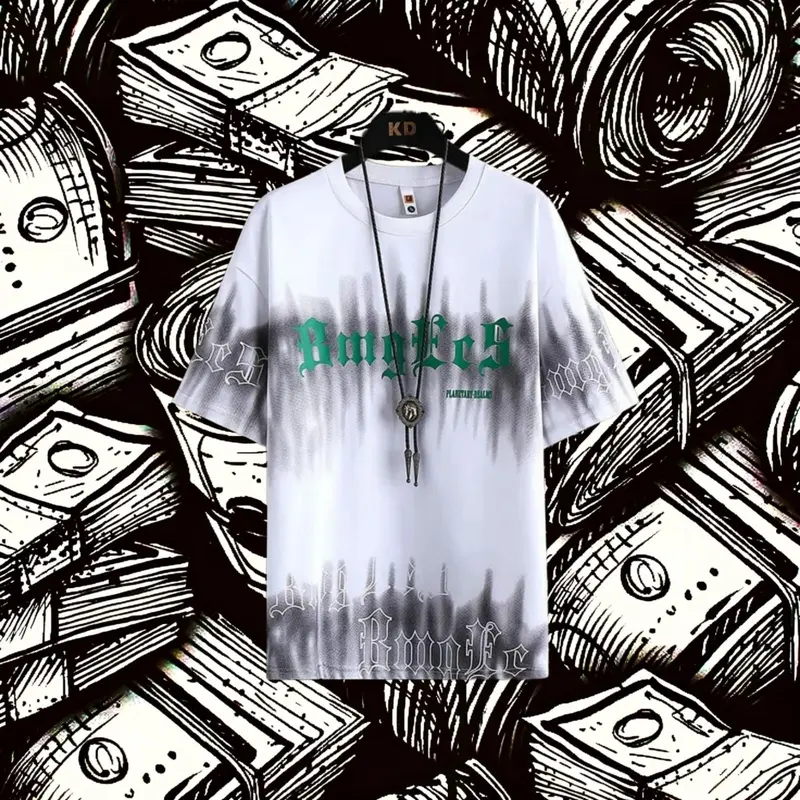 COD- kaos oversize size M|L,XL,XXL kaos distro ANGLS kaos-bongmen Fit Pria Wanita motif sablon 0