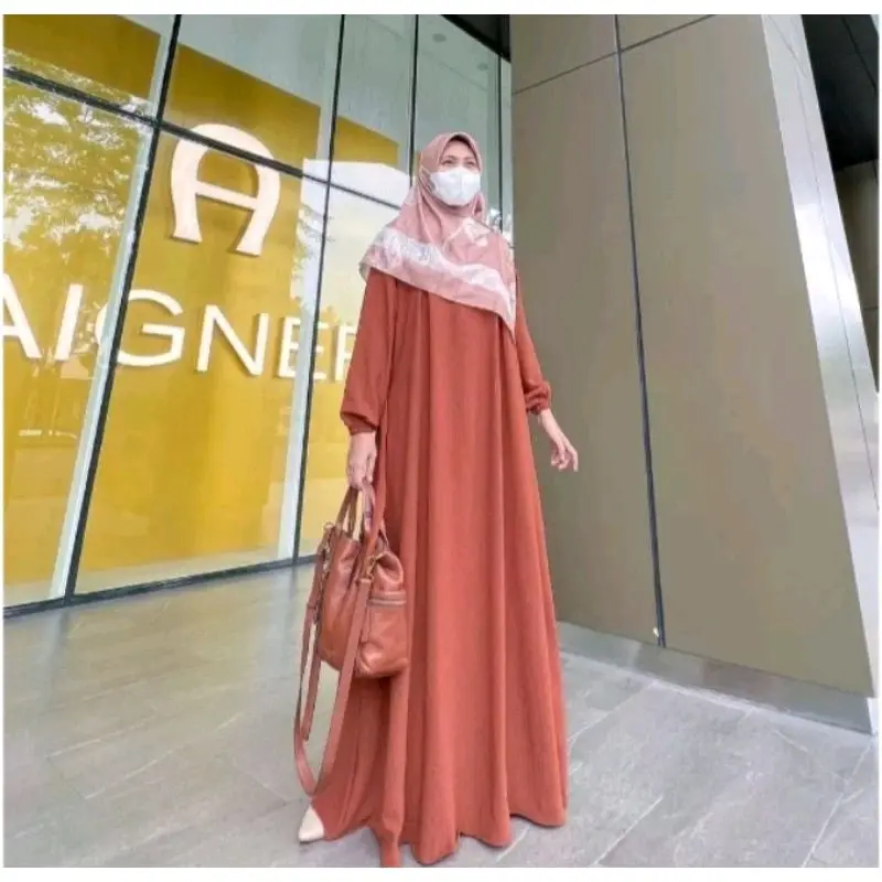 gamis cantik terbaru / gamis kekinian / gamis viral