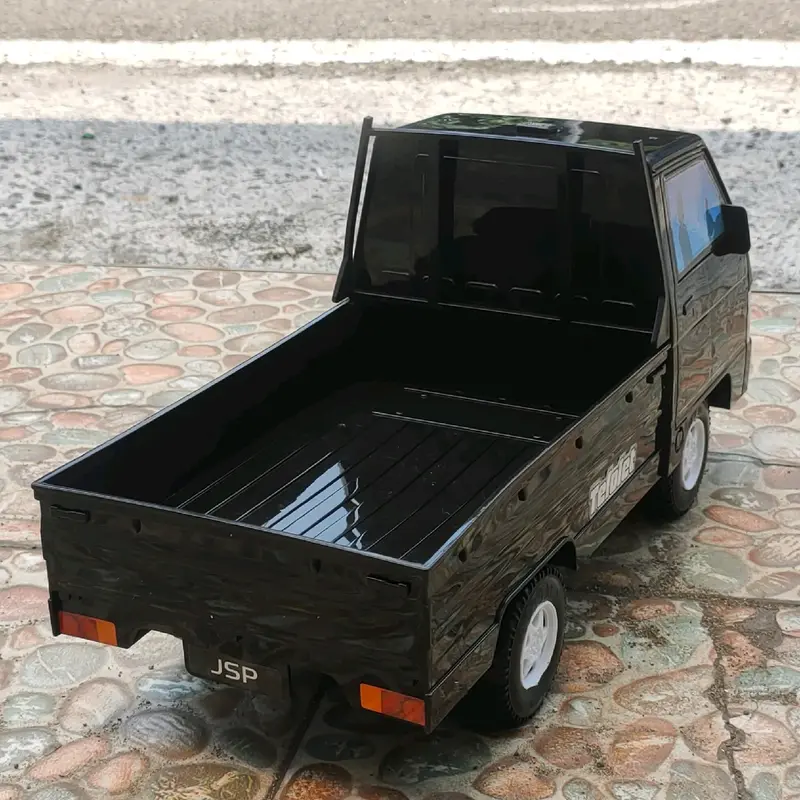 Mainan Anak Mobil Pick up L300 Bisa Bunyi Telolet Basuri Dan Nyala lampu Led Kedap-Kedip DT07 Plastik Toys 7