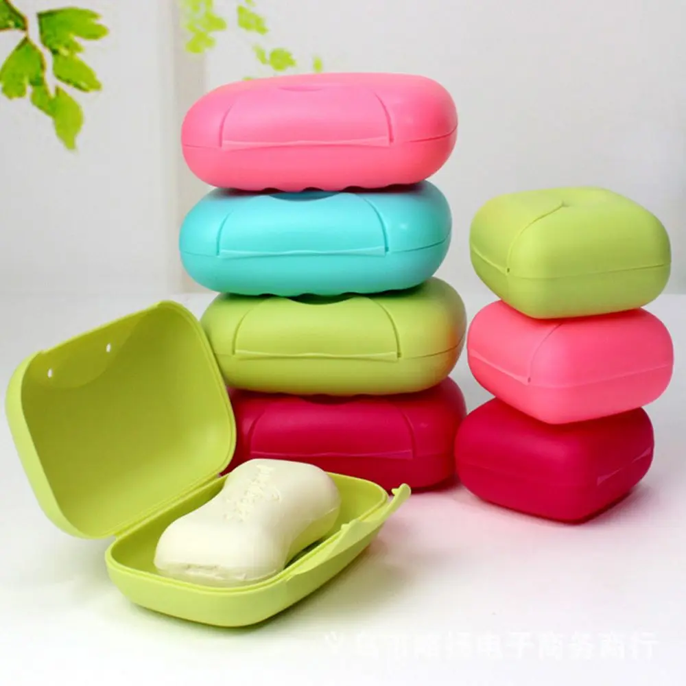 Box Cover Travel Waterproof Leakproof Soap Case Soap Box Soap Holder Container Soap Dishes