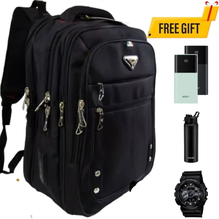 (FREE JAM HEATSET GAMING) Tas Ransel Polo Milano Pria Dewasa Ukuran Besar 20 Inch Jumbo Tas Sekolah Distro Keren dan Kece Tas Punggung Buat Mudik Waterproof Kerja Dan Kuliah( BISA COD / BAYAR DITEMPAT ) tas selempang pria DSTR 88371 18 INCH Tas ANTI