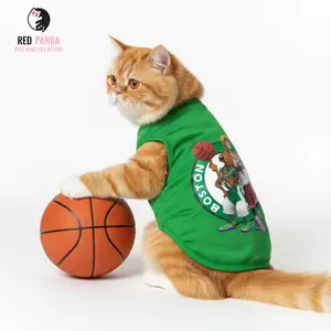 Baju Jersey Kucing Lucu Sporty – Bahan Lembut Adem Elastis Cocok untuk Kucing Aktif Tampil Ganteng & Stylish Ukuran XS-XXXL