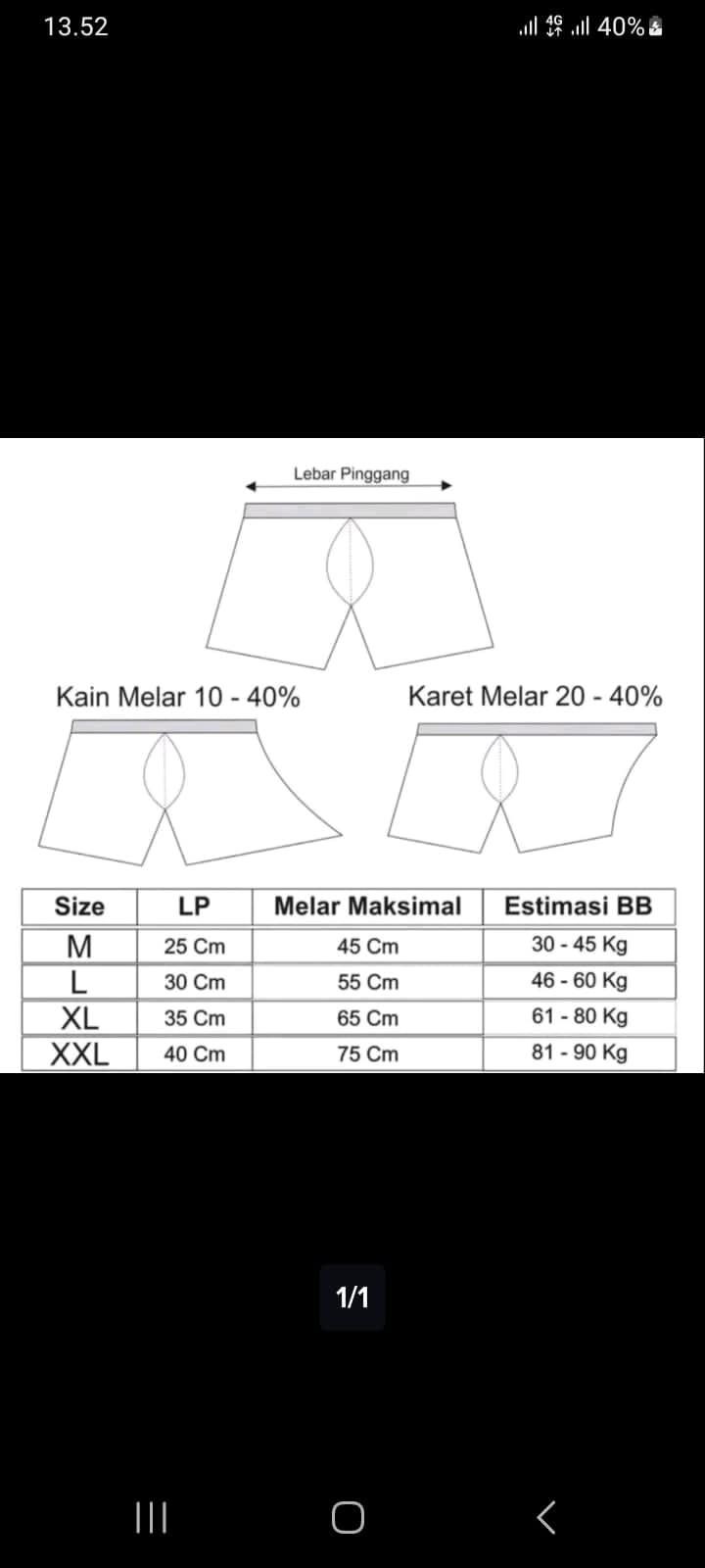 Product Introduction of celana dalam pria boxer bahan katun nyaman kualitas premium Pendek Dewasa 0