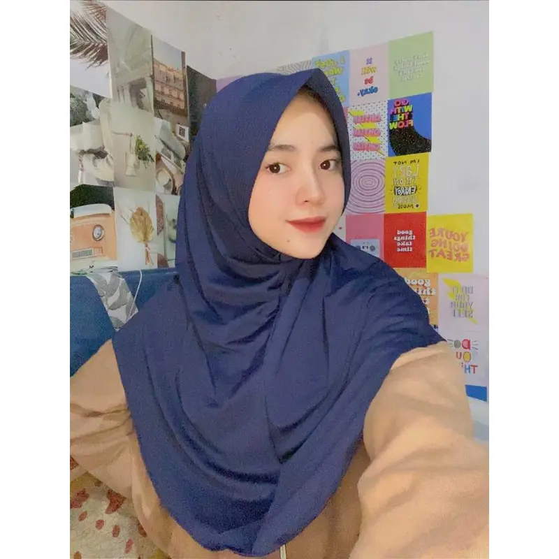 HIJAB BERGO HAMIDAH SIZE L | KERUDUNG INSTAN JERSEY | KERUDUNG MENUTUP DADA | WARNA LENGKAP 3