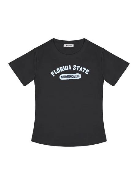 áo xám chì baby tee in chữ trắng phong cách âu mỹ thun 6