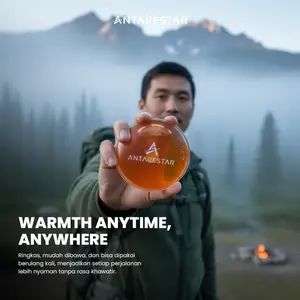 Hand Warmer Reusable Antarestar Bulat Penghangat Tangan Handwarmer Dipakai Berulang Nyeri Haid