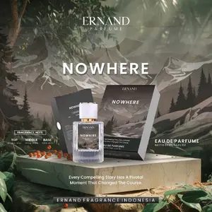 NOWHERE Eau De Parfum 35ml-Parfum Pria Wangi tahan lama 6-8 jam