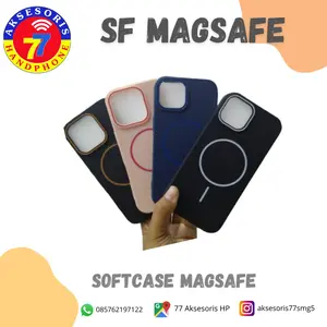 Aksesoris77 Softcase Magsafe Case Silikon SF Magsafe untuk iPhone dengan Desain Tahan Gores dan Anti Slip