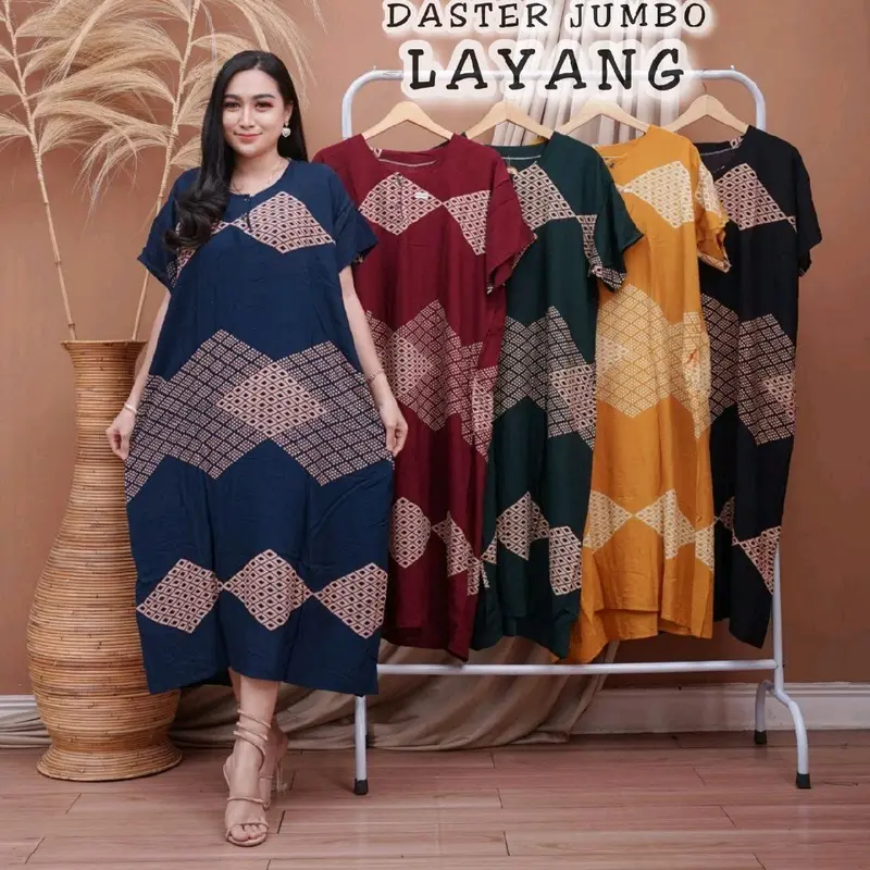 Daster Jumbo Layang Terlaris LD 120 PB 115 Muat BB 70 kg Busui Friendly - Wanita Bumil 0