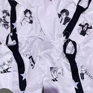 Kemeja crop anime | blue lock