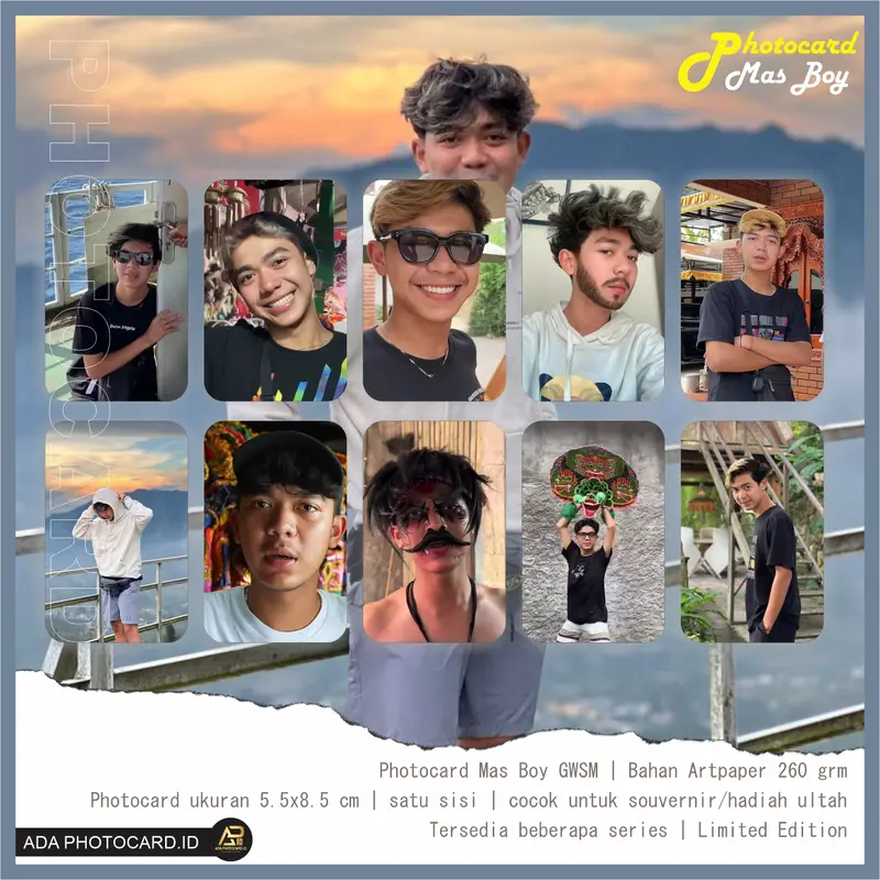 Photocard Mas Boy GWSM isi 100 Pcs Fanmade | Bonus Ganci, Rare Card, 2 PC random, Stiker dan Iner Sleeve | Bisa COD, Langsung kirim 6