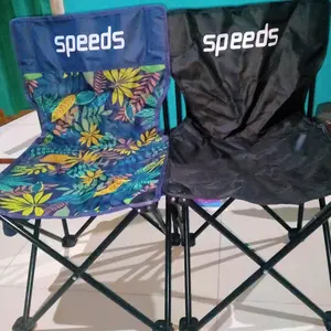Speeds Kursi Lipat Outdoor Kursi Lipat Camping Portable Kuat Serbaguna Bahan Oxford Polyester Furnitur Berkemah Camping Furniture Indonesia 031-14 Biru