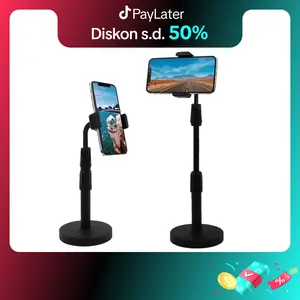 Stand Holder Meja Phone Holder Multifungsi Penyangga Merah