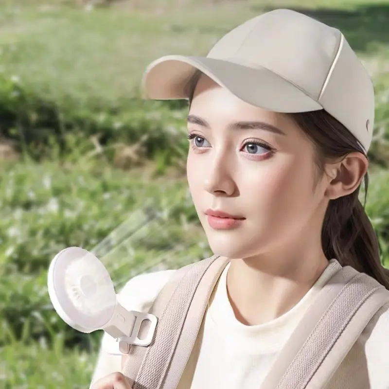 Quạt Đèn Selfie Đa Năng - Đèn LED Kèm Quạt Mini, Kẹp Điện Thoại, Laptop, Balo - Phụ Kiện Hot Trend TikTok Vietnam opquat