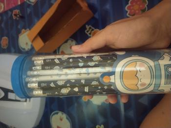Product Review of ดินสอไม้ ลายน่ารัก เครื่องเขียน อุปกรณ์การเรียน HB pencil ดินสอหัวยางลบ ดินสอไม้ เครื่องเขียนเด็ก from H** P**1 0
