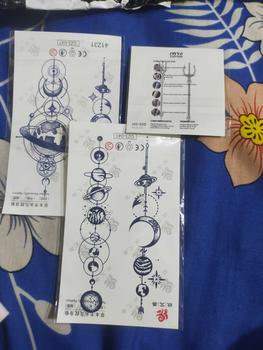 Product Review of tato temporer premium tatto kecil semi permanen tattoo fruit ink aesthetic planet Temporary from A**♒ 0