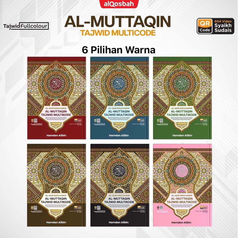 AlQuran QR Code Hafalan Al-Muttaqin Mushaf Waqaf Ibtida Bendera Ukuran Sedang A5 1