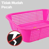 Gambar SHINPO Bakul Segi Plastik Crown Multipurpose Basket Serbaguna SPO-SIP-821XL - Pink dari SHINPO Kota Administrasi Jakarta Barat 5 Tokopedia