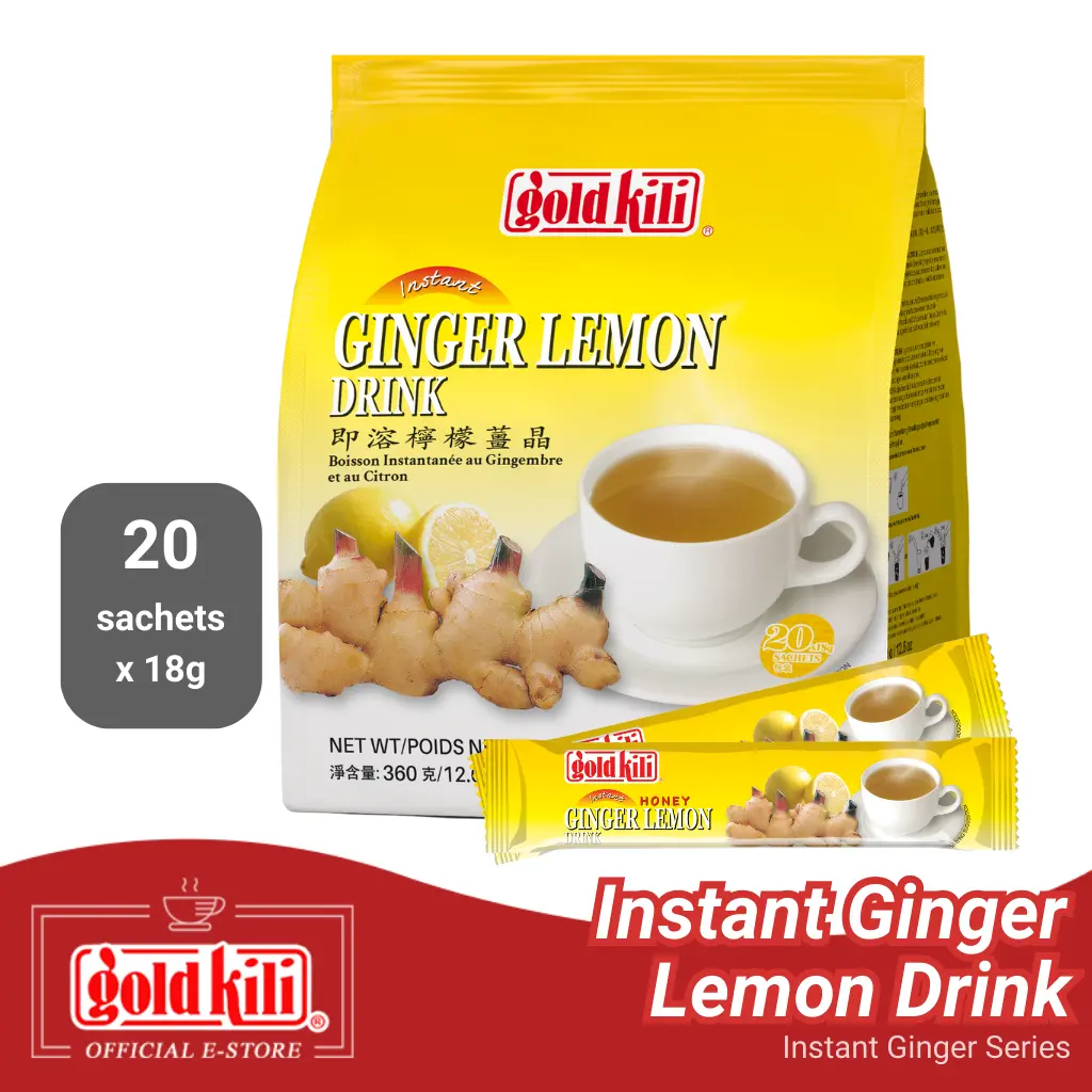 Gold Kili Instant Ginger Lemon Tea Drink