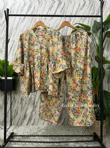 RJM - Oneset Motif Katun Wanita Setelan Terbaru