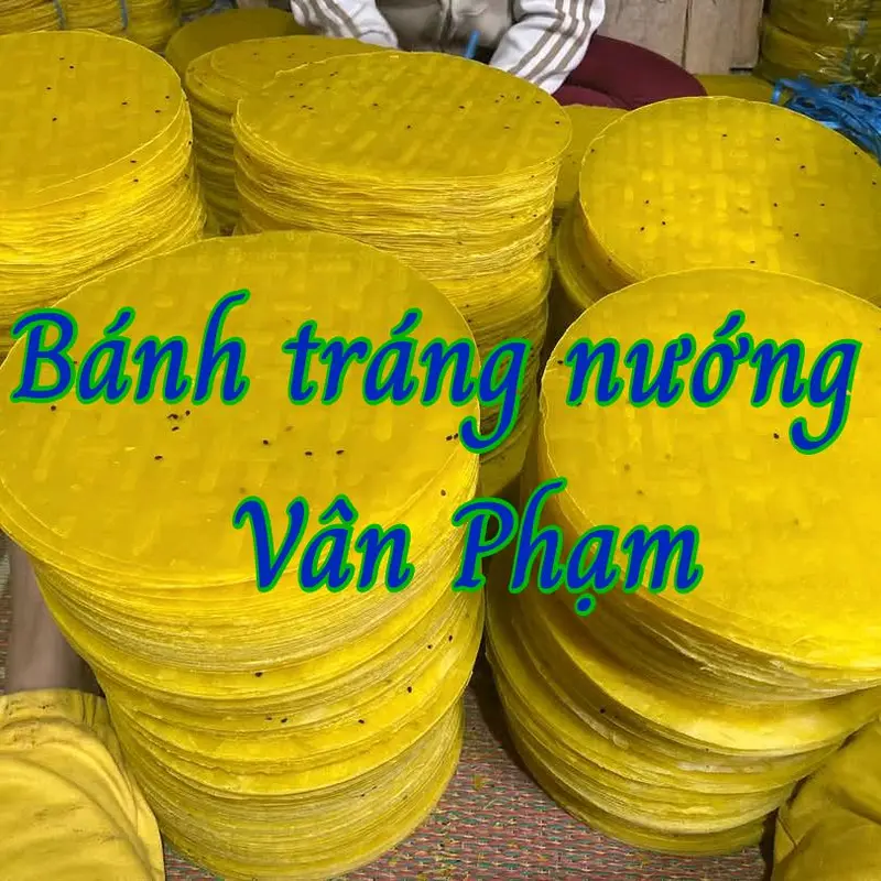 1,1kg( 50 cái )bánh tráng nướng màu vàng chuẩn vị Đà Lạt 4