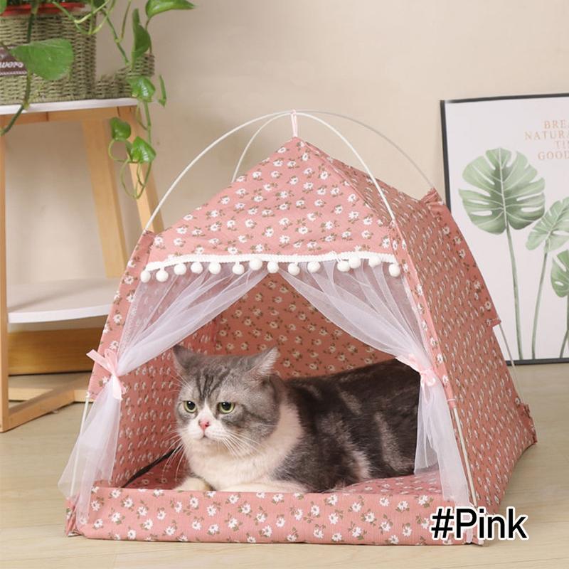 Product Introduction of Pet Tent Bed Puppy Dogs Tent House Four Seasons General Pet House Puppy Dogs Cats Bed Pet Supplies Summer Dog House Pet Products 22