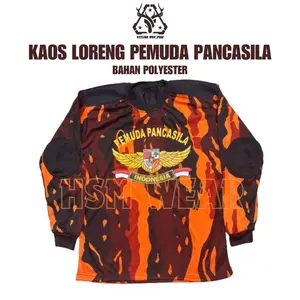 Baju deker loreng pemuda pancasila / kaos oblong doreng pemuda pancasila