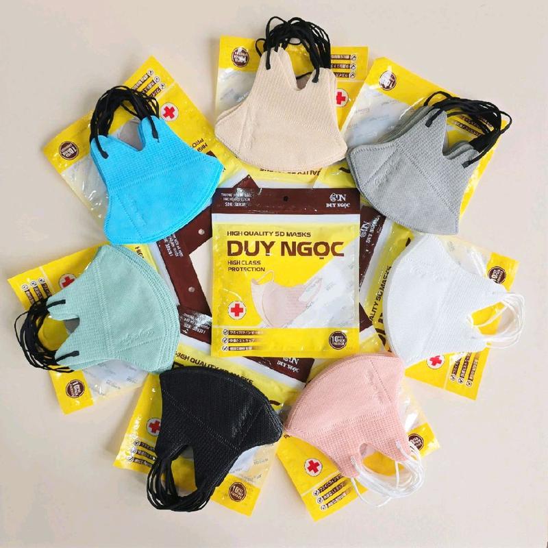 [Đa Kho] - Thùng 600 Chiếc Khẩu Trang 5D Duy Ngọc 3 Lớp Kháng Khuẩn, Chống Bụi Mịn và Tia UV - Hàng Chính Hãng Cao Cấp (Túi Mới 20pcs) 8