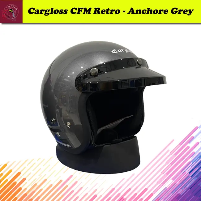 Helm Cargloss Original CFM Retro Original - Tanpa Kaca 0