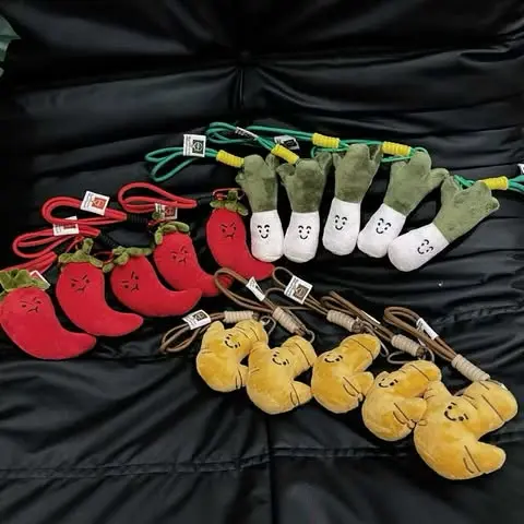 Charm túi nhiều hình, phụ kiện túi xách - Móc khóa đeo túi xách, charm túi hình củ quả, đồ ăn nhiều mẫu