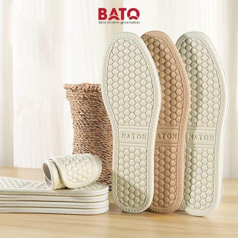 Lót giày thấm hút mồ hôi khử mùi cho nam nữ, thoải mái L15 Miếng Lót Giày Cao Su