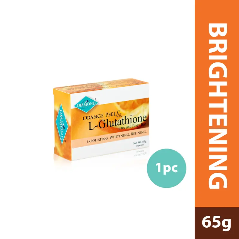 diamond orange peel & l glutathione soap Diamond Soap 150g 1pc, Gel 200g 1pc, Toner 150ml 1pc
