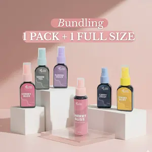 (BUNDLING) 100ML + 5 PCS TRAVEL SIZE 30ML NARAA GLAM DEODORANT SPRAY - NATURAL DEO SPRAY WITH NIACINAMIDE