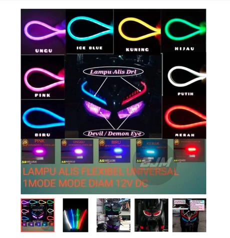 Product Introduction of Lampu Alis Devil Eye Flexibel Motor Mobil Mode Diam 12V 15Cm 30Cm Non Bintik Waterproof 20