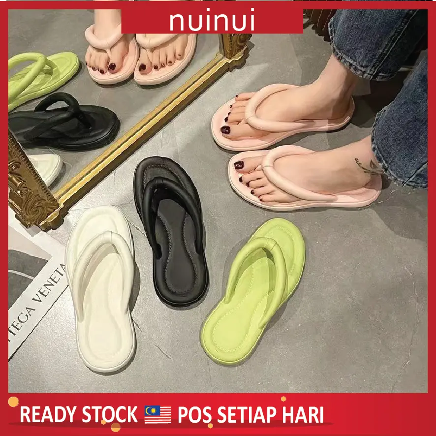 NuiNui Flip Flop kasutperempuan Sandal perempuan EVA Slippers beach Women Comfort Sandal WS025