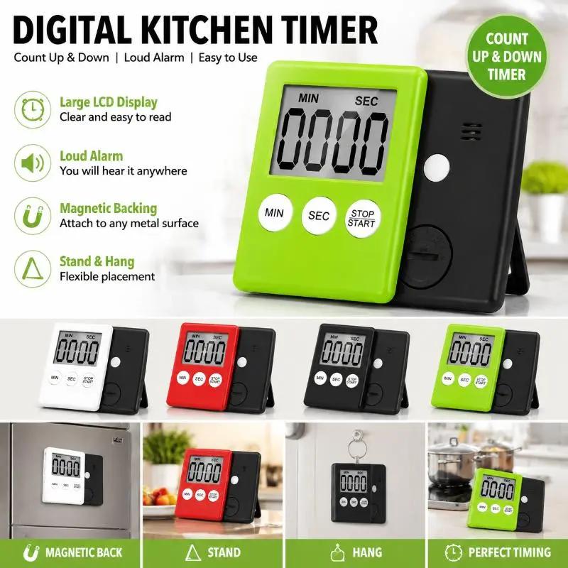 Từ Kỹ Thuật Số Nhà Bếp Hẹn Giờ Tiêu Thụ Điện Năng Thấp Đếm Ngược Đồng Hồ Báo…