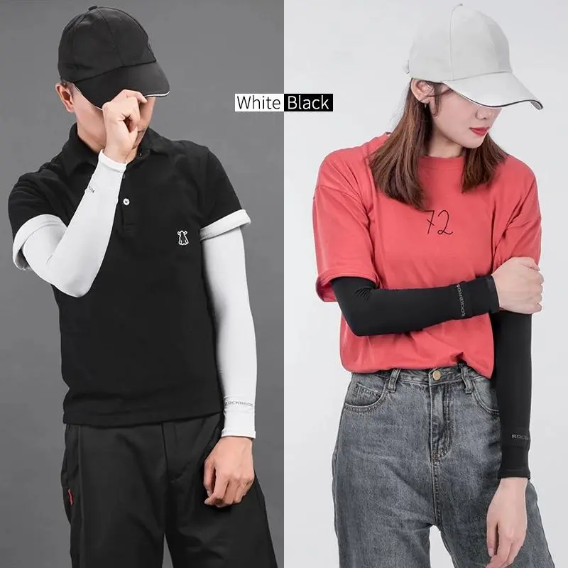 Tay Áo Cánh Tay, Chống Tia UV, 2 Cặp, Thể Thao Ngoài Trời, Làm Mát, Unisex, Tay Áo Vải Băng, Thích Hợp Để Đi Bộ Đường Dài, Câu Cá, Đi Xe Đạp, Bóng Chuyền, Leo Núi, Mua 1 Tặng 1 Ưu Đãi 7