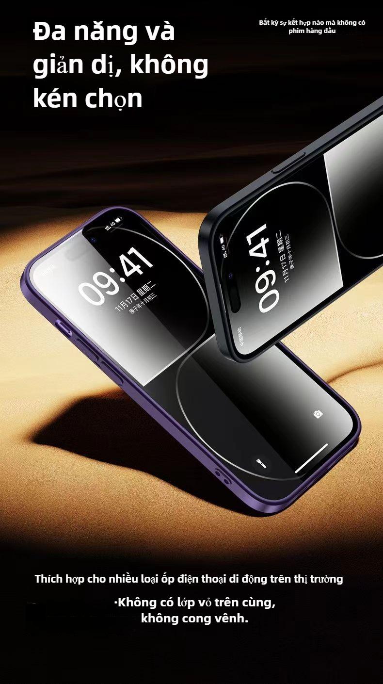Product Introduction of Bảo Vệ Màn Hình Kính Cường Lực, Dành Cho Samsung S23, S23 +, S23FE, S24, S24 +, S24ULTRA, S21, S21 Plus, S22 Plus, S25, S25 Plus, S25 ULTRA, S22 A06, Bảo Mật Chống Gián Điệp, Lắp Đặt Không Có Bụi, Hỗ Trợ Một Phần Mở Khóa Vân Tay 8