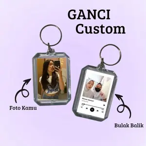 Ganci Custom Foto Kamu Couple pasangan Besti