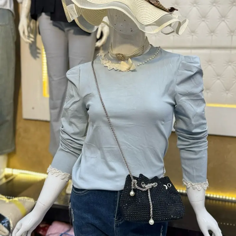 [MODIS]~ ATASAN WANITA CROP LEHER PITA SETENGAH