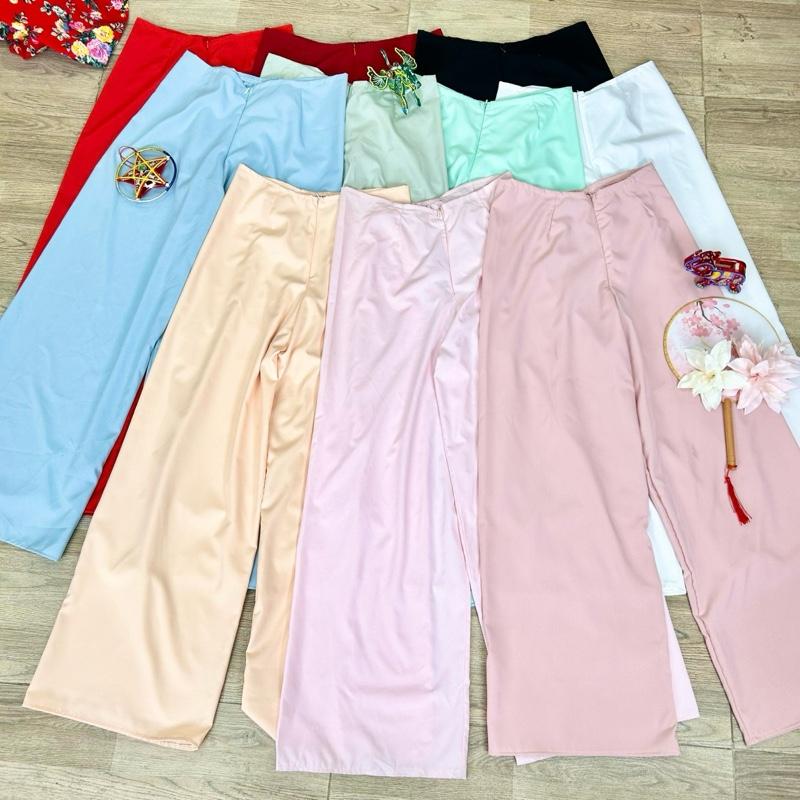 Quần Lụa Mặc Với Áo Dài Nữ Lẻ Quần Dễ Phối