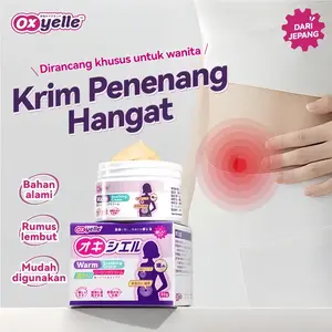 Oxyelle Gel Hangat Herbal yang Lembut & Nyaman-Perawatan Harian.Dirancang khusus untuk wanita Krim Penenang Hangat.Mengatasi keluhan bulanan yang dialami wanita setiap bulan.