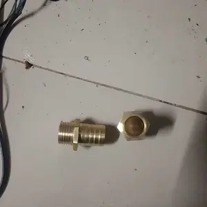 Nepel Selang Drat Luar Kuningan Kombinasi Ukuran 1/8 1/4 5/16 3/8 1/2 5/8 3/4 1