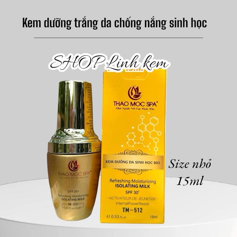 Thảo mộc spa .kem dưỡng da chống nắng bio sinh học hỗ trợ làm sáng da 15ml