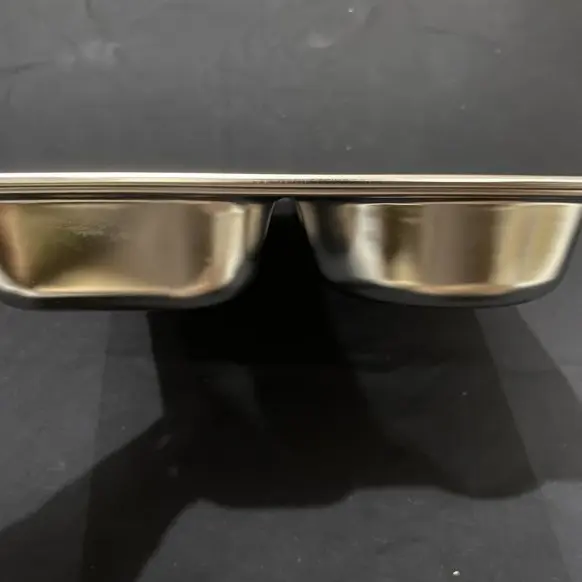 M✪Vq Piring Makan 5 Sekat Sus 304 Anti Karat Stainless Steel Food Tray M✉U1 4