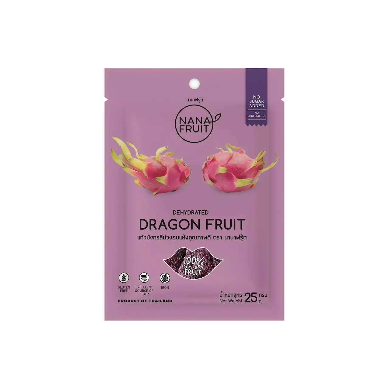 Dehydrated Dragon Fruit [Bundle of 6] Nanafruits Healthy Snack