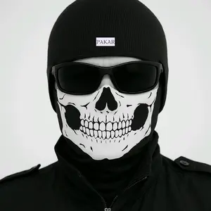 Masker Bandana Headwear Berkendara Motor Motif Tengkorak (Custom Aksesori) Olahraga Bikers